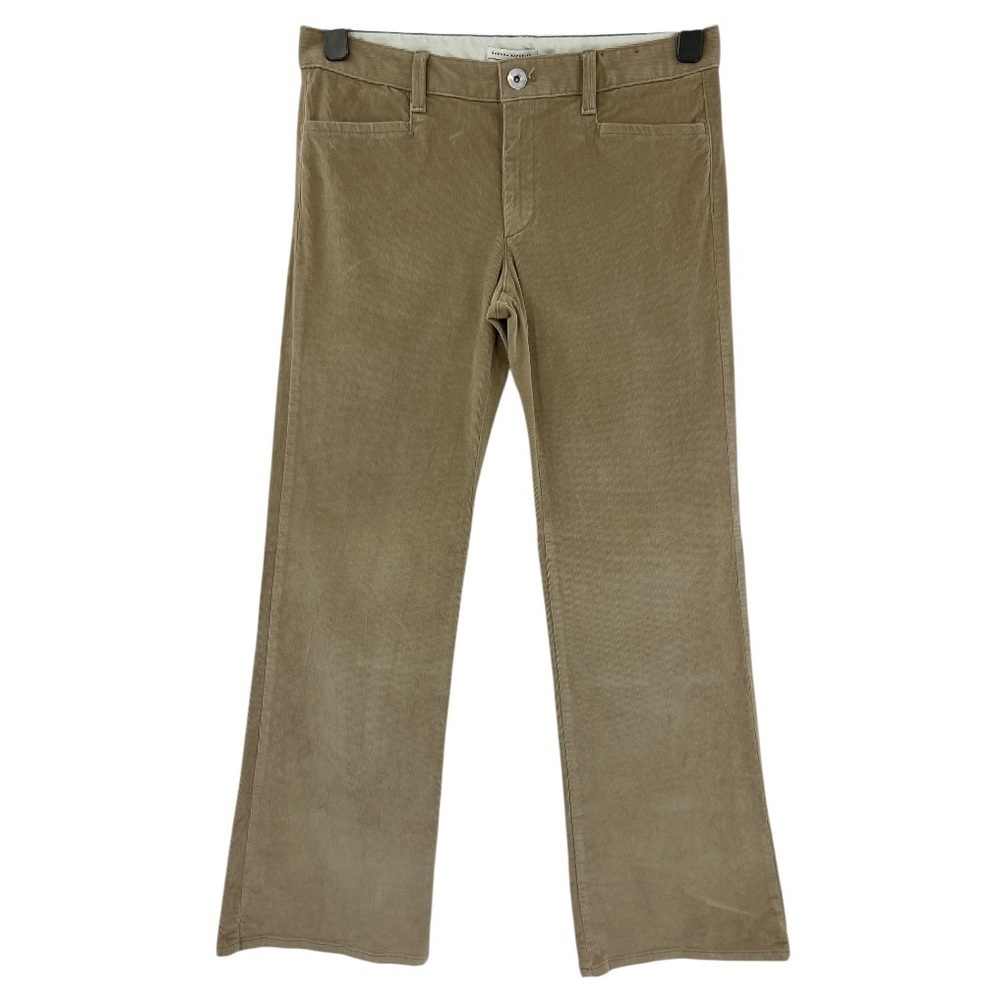Banana Republic Tan Corduroy Stretch Pants Wide Leg Bootcut SZ 30